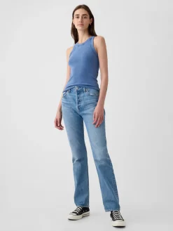 High Rise Rigid '90s Slim Straight Jeans