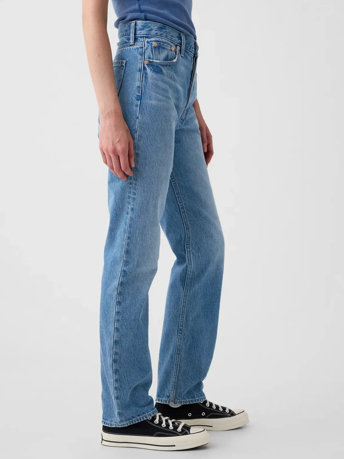 High Rise Rigid '90s Slim Straight Jeans