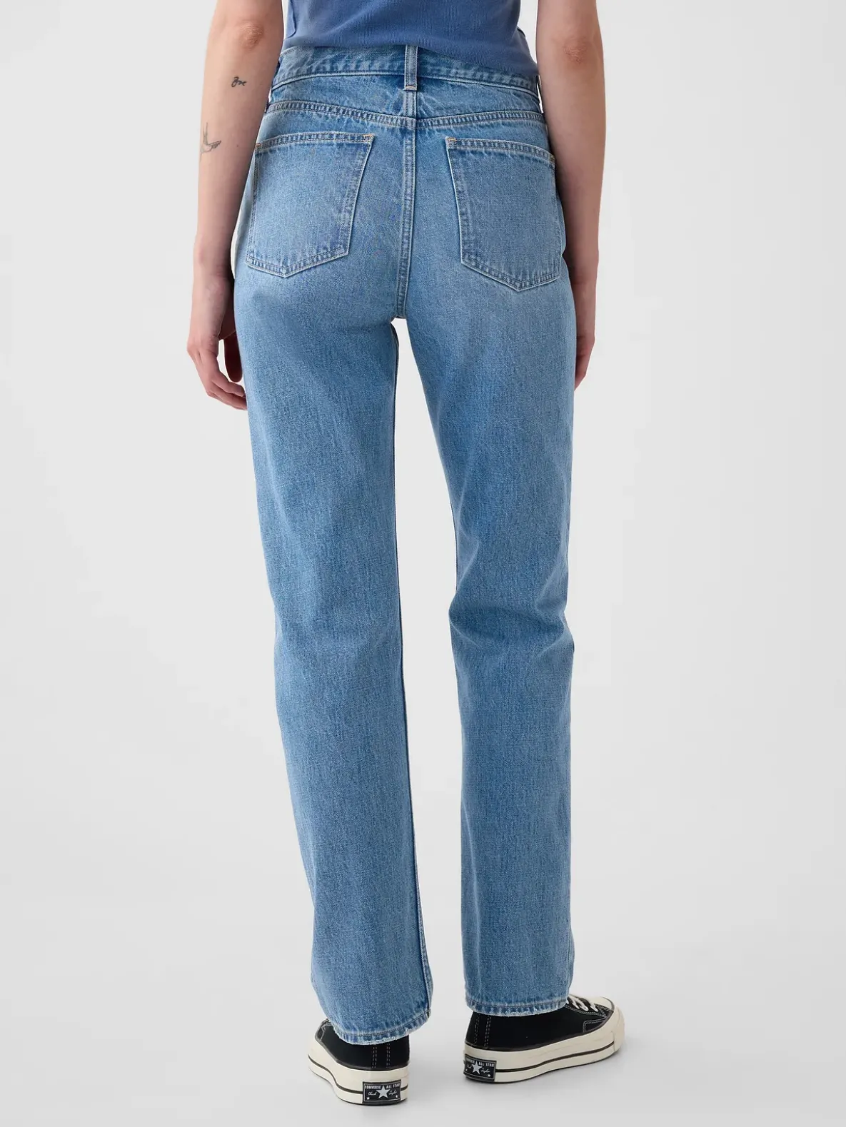 High Rise Rigid '90s Slim Straight Jeans