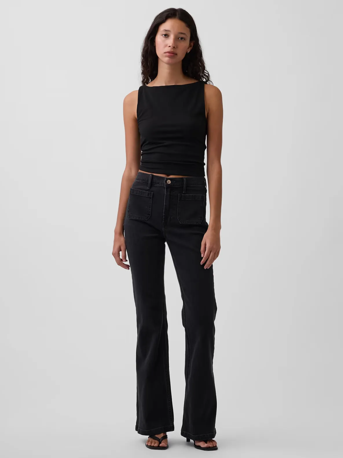 High Rise '70s Flare Jeans