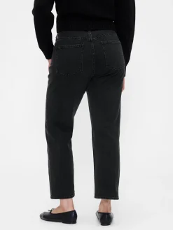 High Rise ’90s Slim Straight Crop Jeans