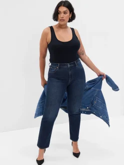 High Rise '90s Slim Straight Jeans