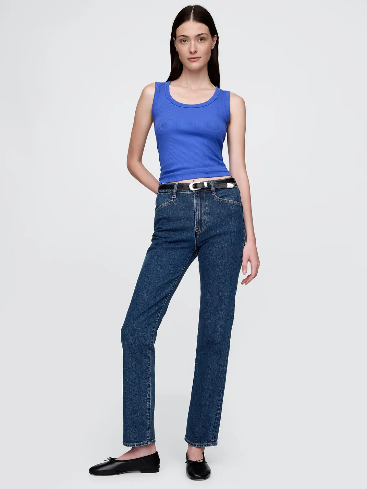 High Rise '90s Slim Straight Jeans