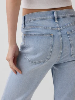 High Rise ’90s Slim Straight Crop Jeans