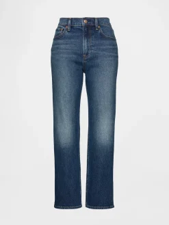 High Rise '90s Slim Straight Crop Jeans