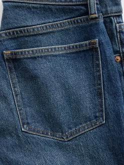 High Rise '90s Slim Straight Crop Jeans
