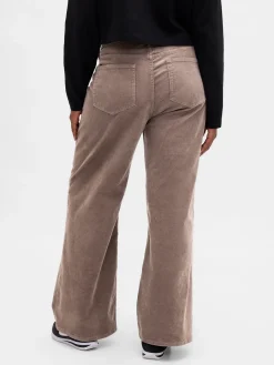 High Rise Stride Corduroy Wide-Leg Pants