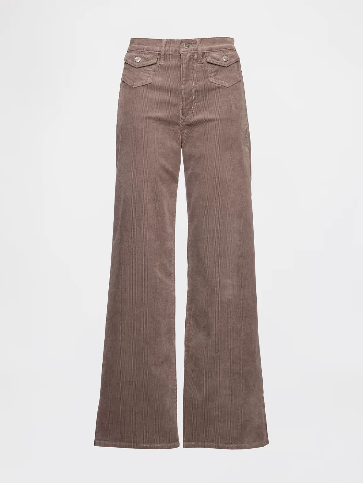 High Rise Stride Corduroy Wide-Leg Pants