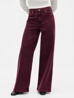 High Rise Stride Wide-Leg Jeans