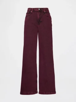 High Rise Stride Wide-Leg Jeans