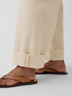 High Rise Stride Wide-Leg Ankle Jeans