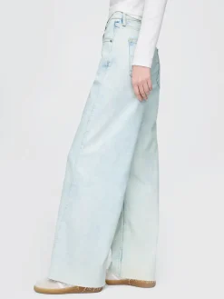 High Rise Stride Wide-Leg Jeans