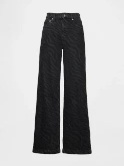 High Rise Stride Wide-Leg Jeans