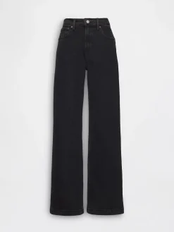 High Rise Stride Wide-Leg Jeans