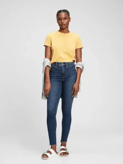 High Rise True Skinny Jeans