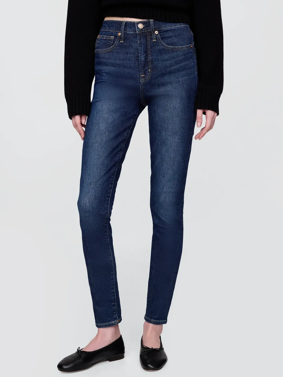 High Rise True Skinny Jeans