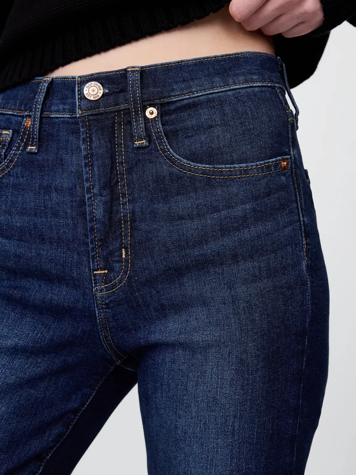 High Rise True Skinny Jeans