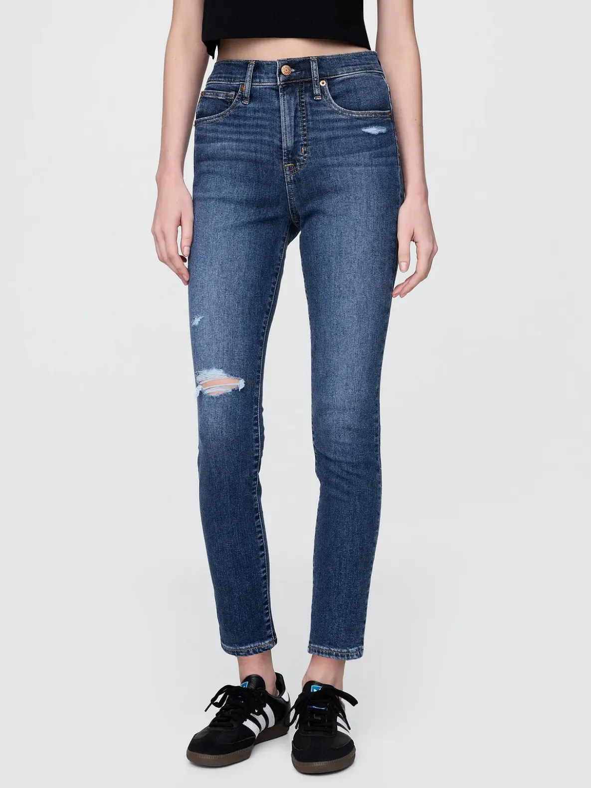 High Rise True Skinny Jeans