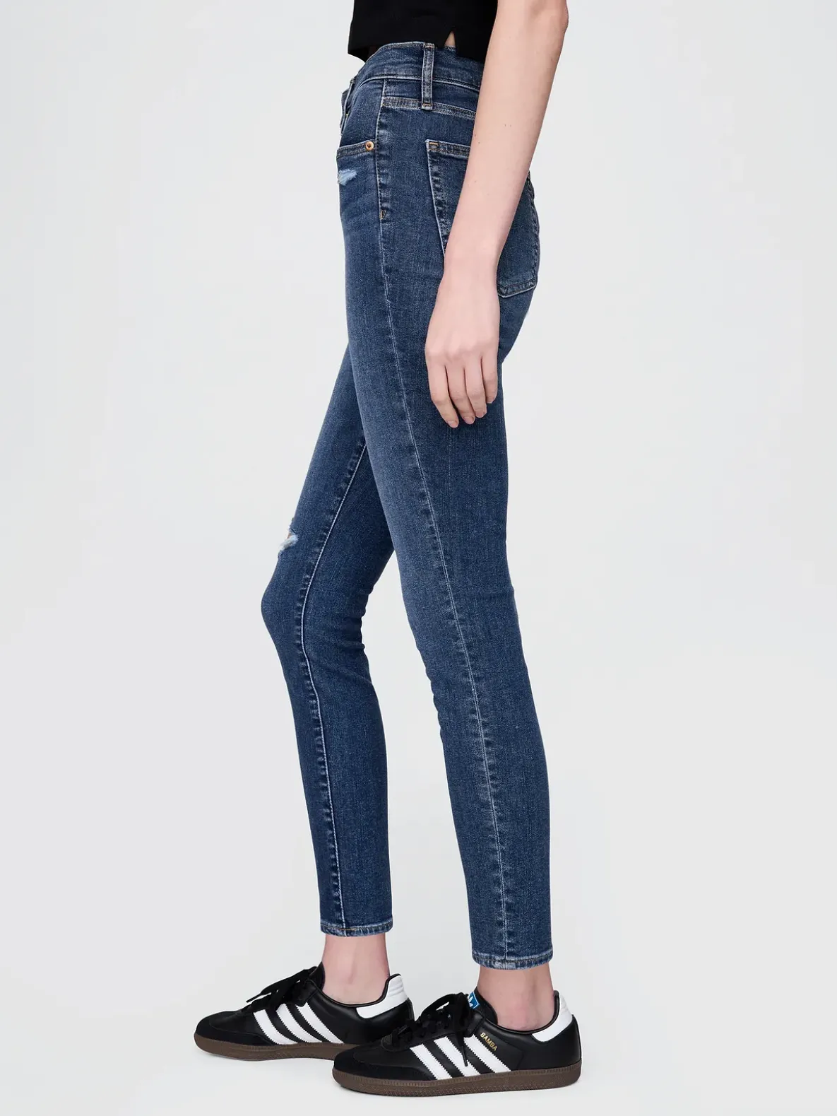 High Rise True Skinny Jeans