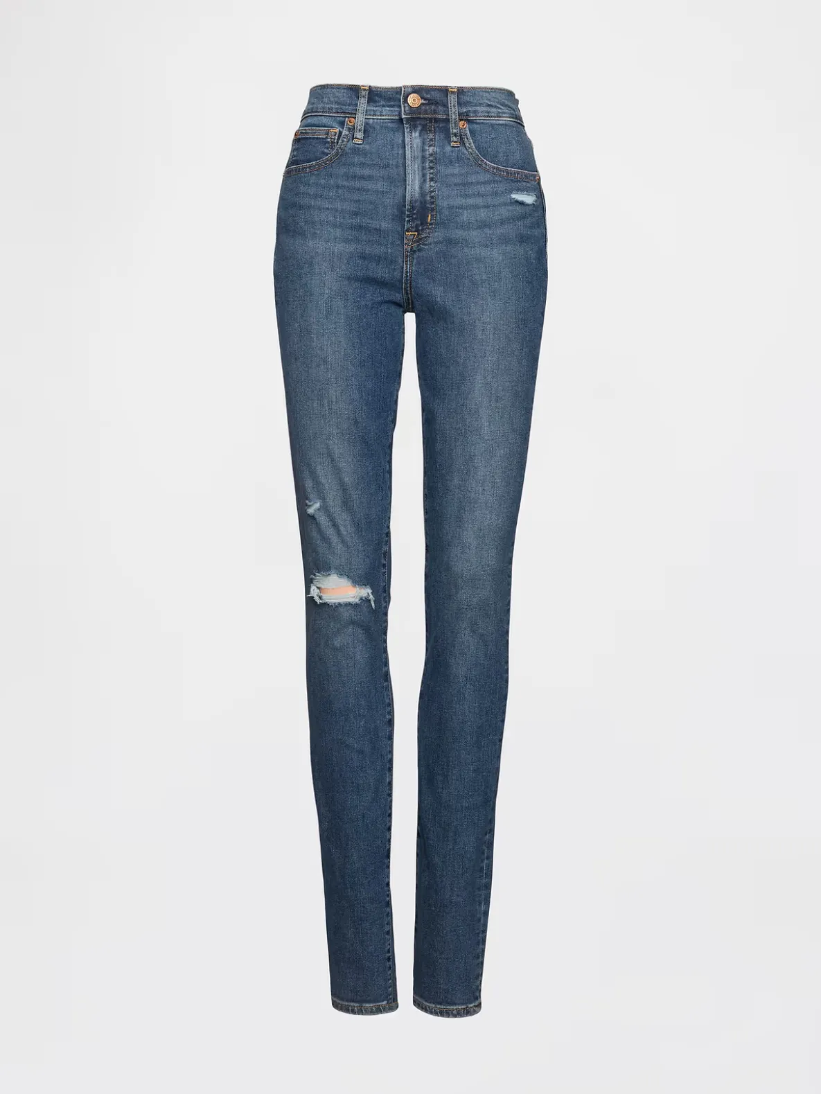 High Rise True Skinny Jeans