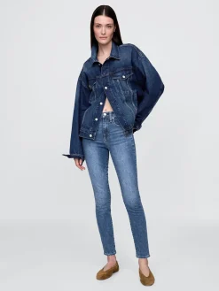 High Rise True Skinny Jeans