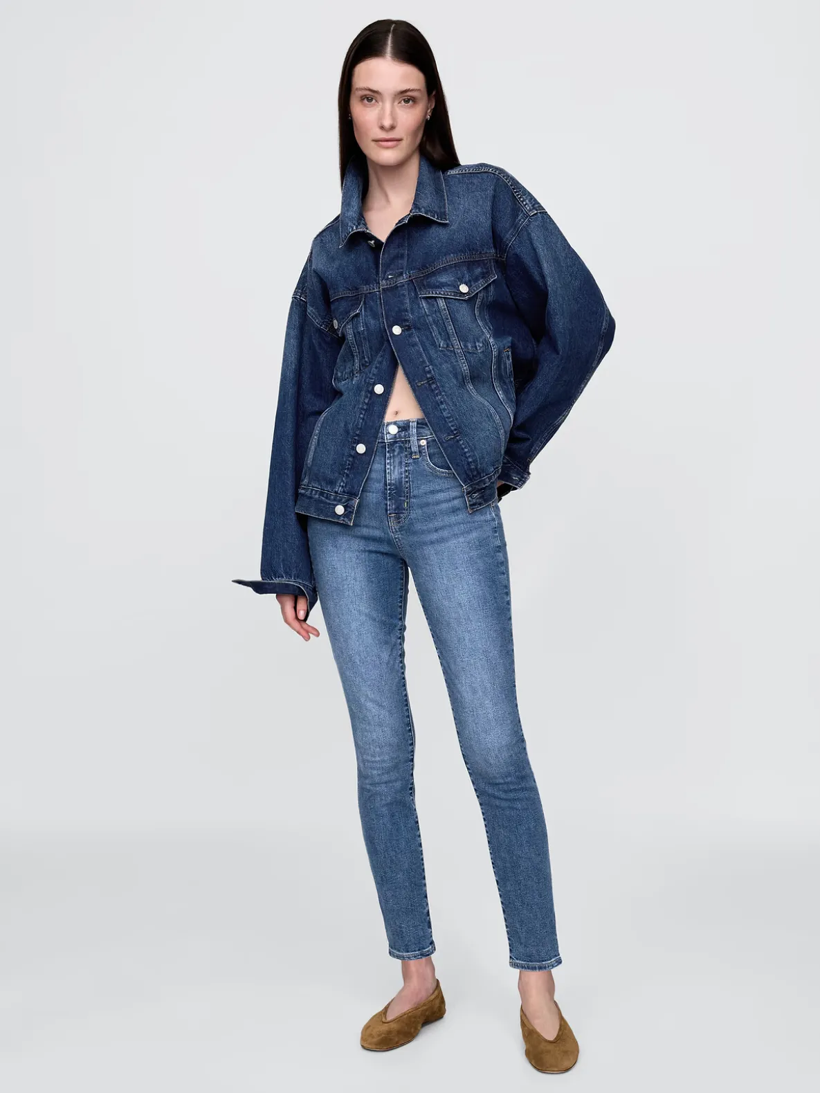 High Rise True Skinny Jeans