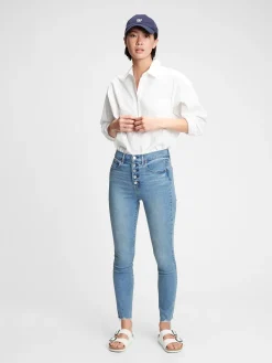 High Rise True Skinny Jeans with Secret Smoothing Pockets