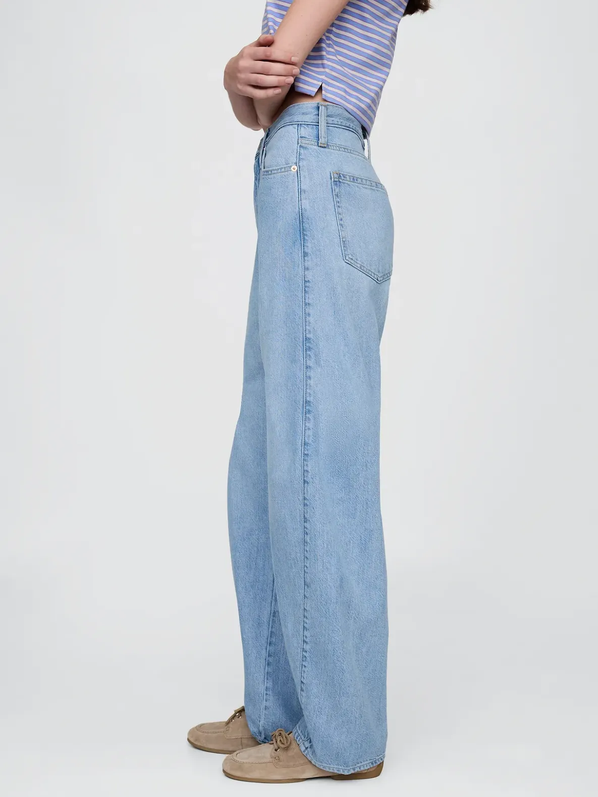 High Rise UltraSoft Barrel Jeans
