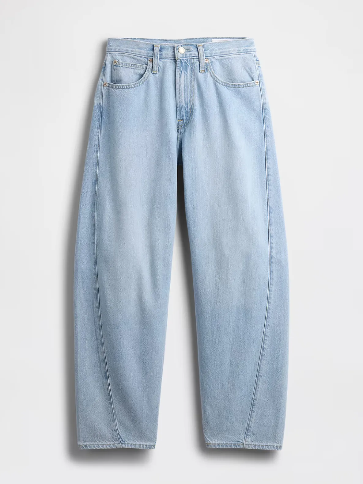 High Rise UltraSoft Barrel Jeans
