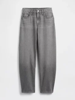 High Rise UltraSoft Barrel Jeans