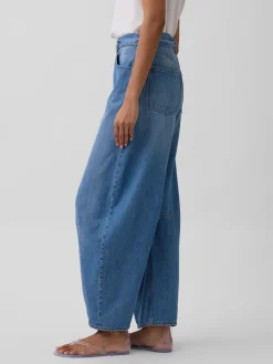 High Rise UltraSoft Belted Horseshoe Jeans