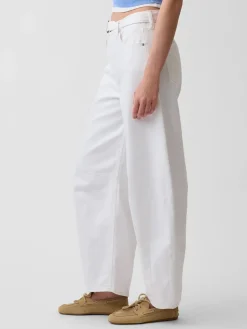 High Rise UltraSoft Belted Horseshoe Jeans
