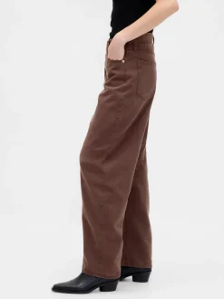 High Rise UltraSoft Crossover Barrel Jeans