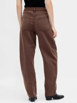 High Rise UltraSoft Crossover Barrel Jeans