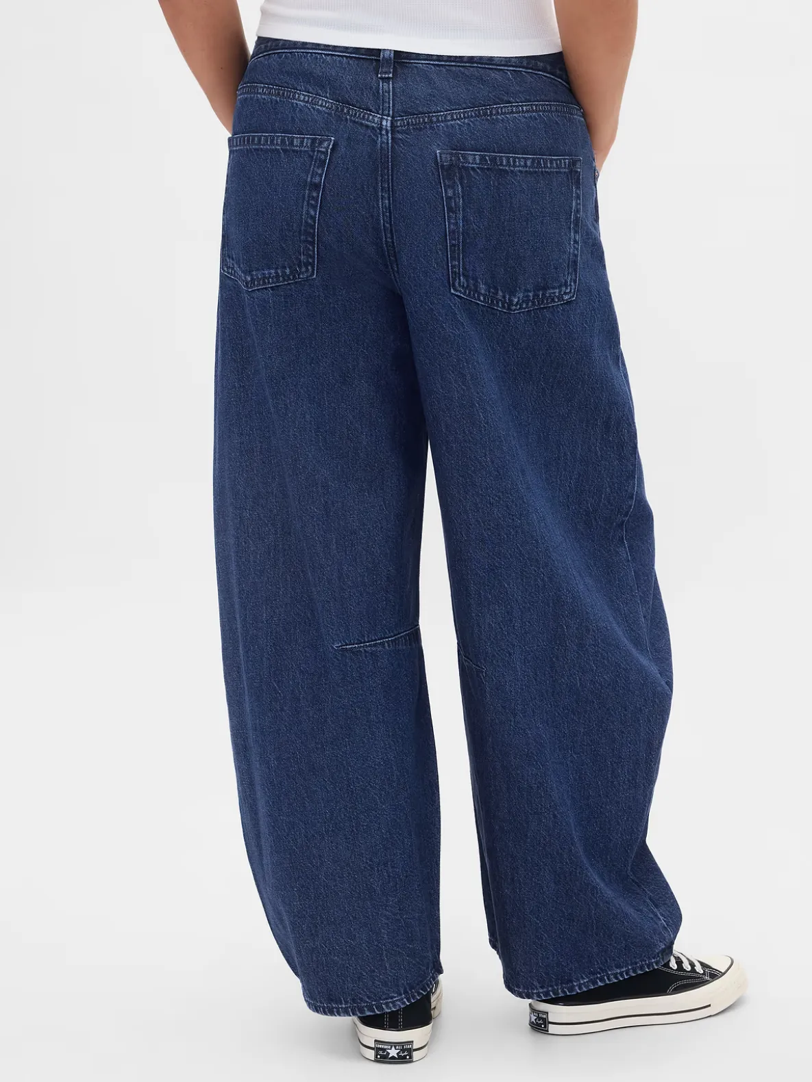 High Rise UltraSoft Crossover Horseshoe Jeans