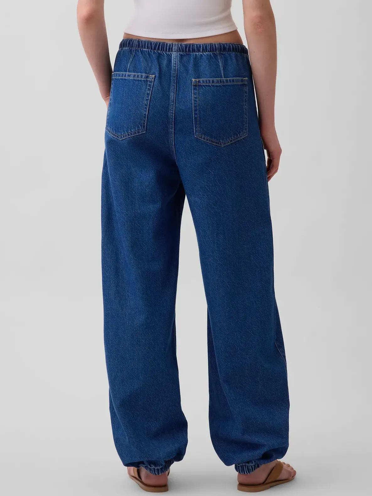 High Rise UltraSoft Easy Barrel Jeans