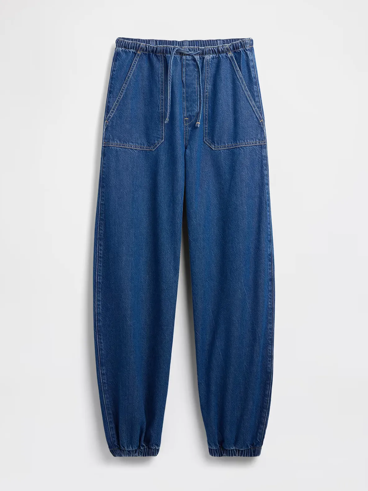 High Rise UltraSoft Easy Barrel Jeans