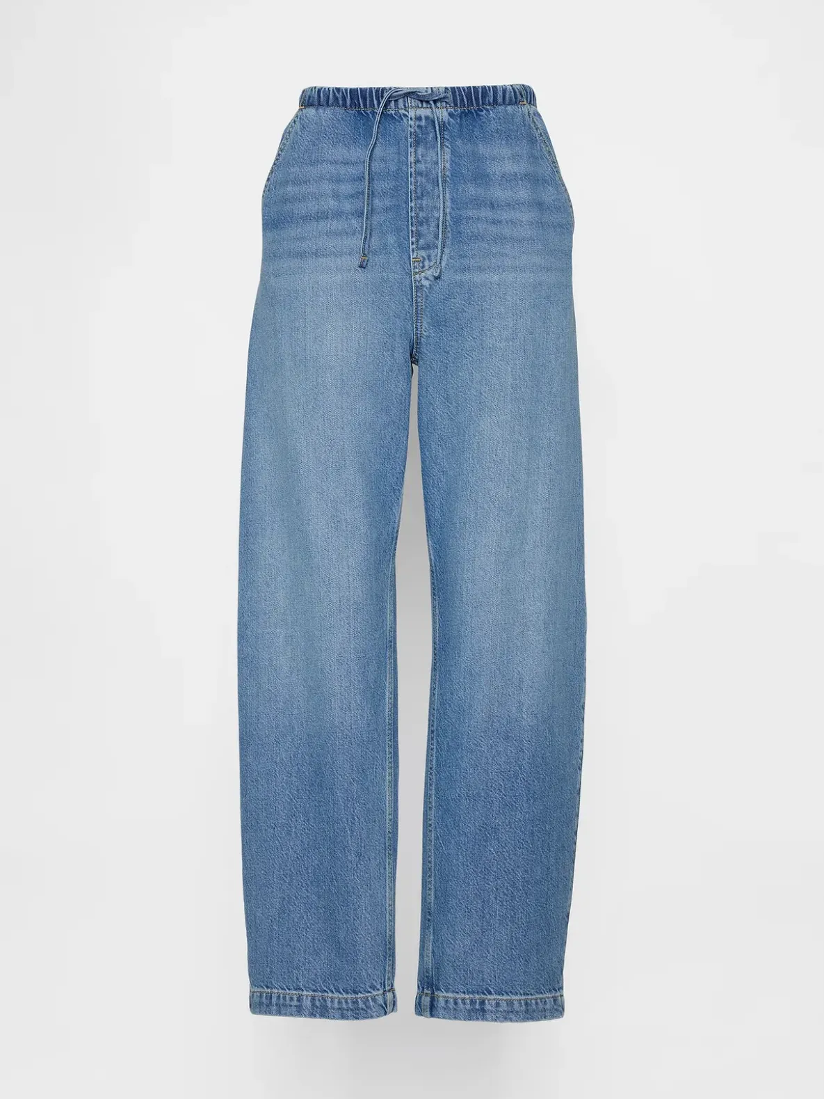 High Rise UltraSoft Easy Barrel Jeans