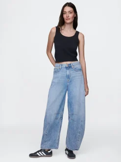 High Rise UltraSoft Horseshoe Jeans