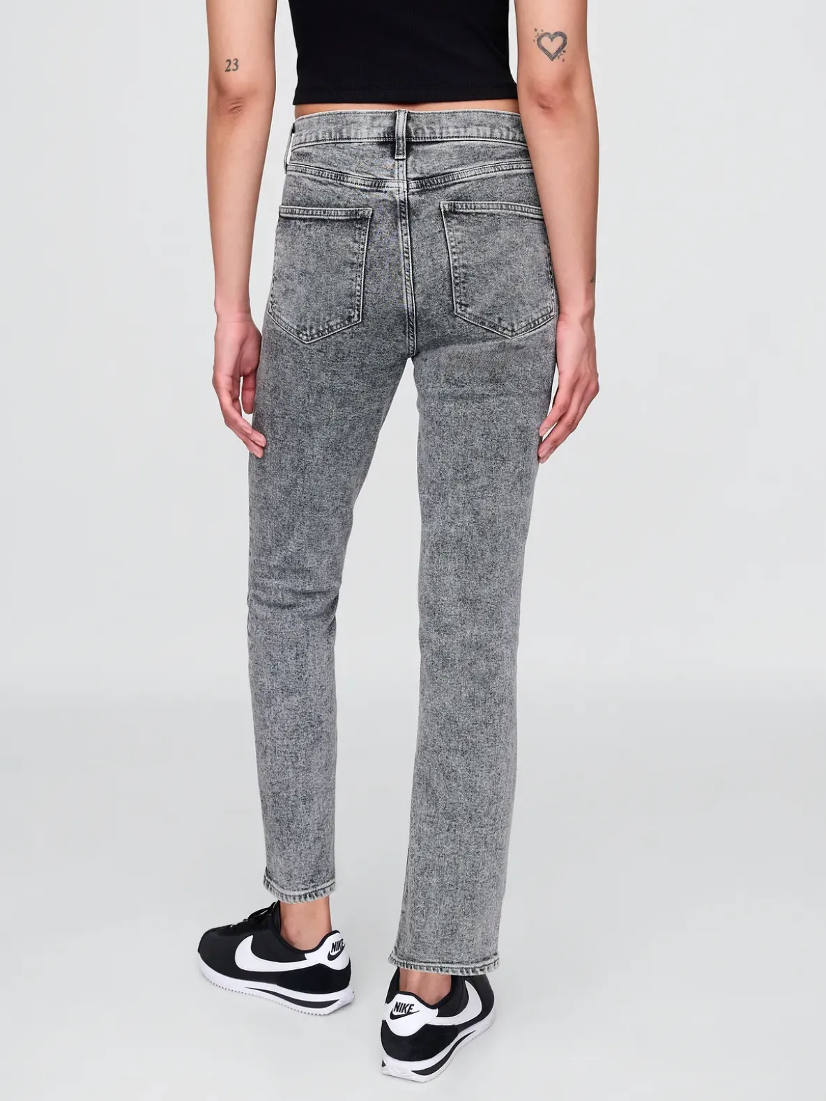 High Rise Vintage Slim Jeans
