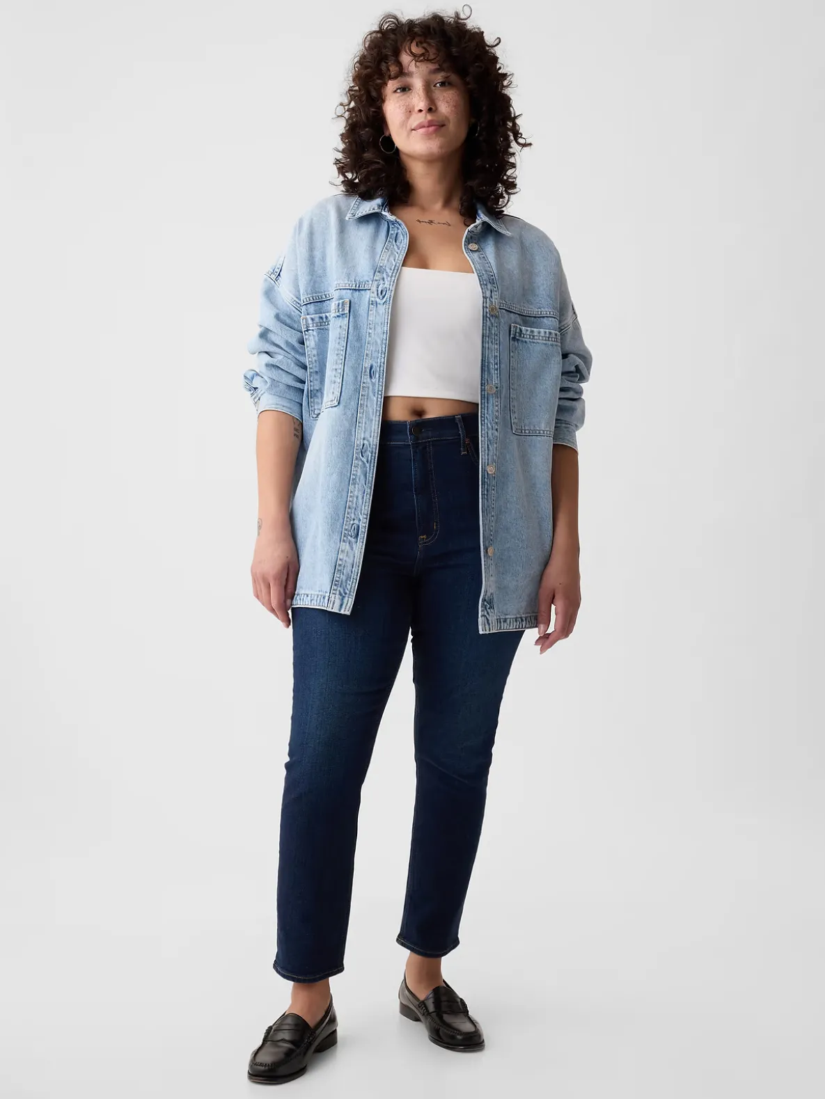 High Rise Vintage Slim Jeans