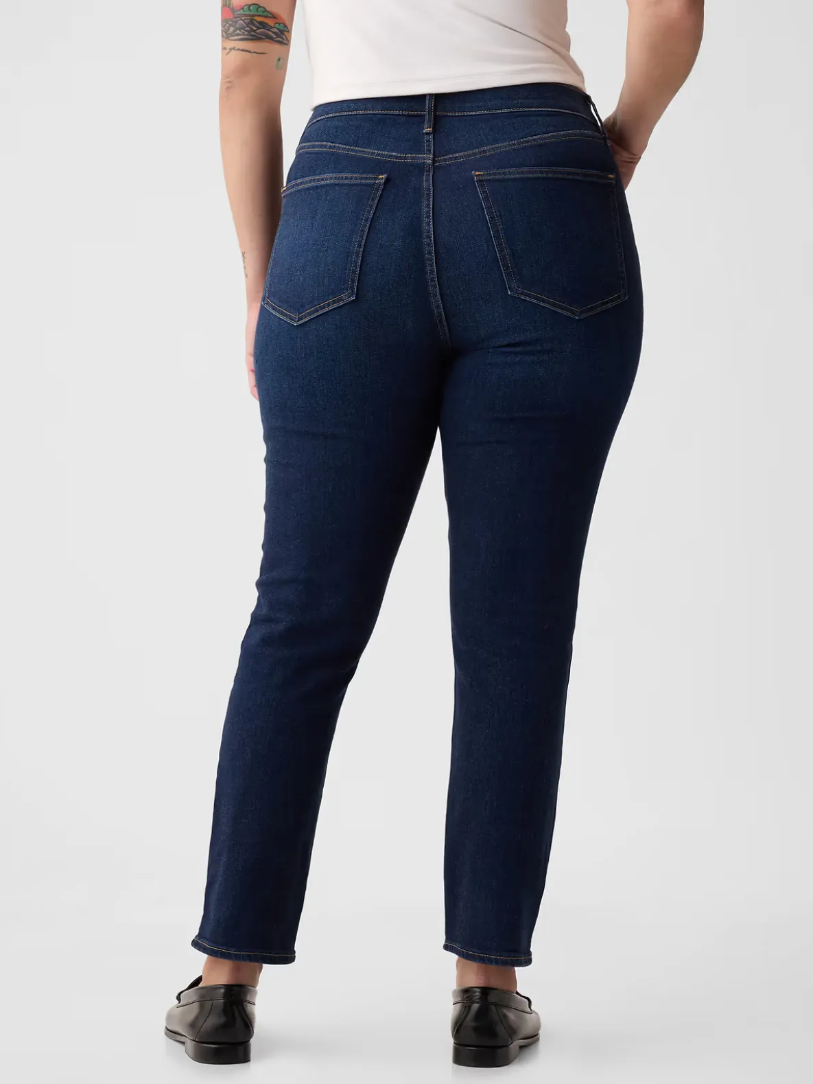 High Rise Vintage Slim Jeans