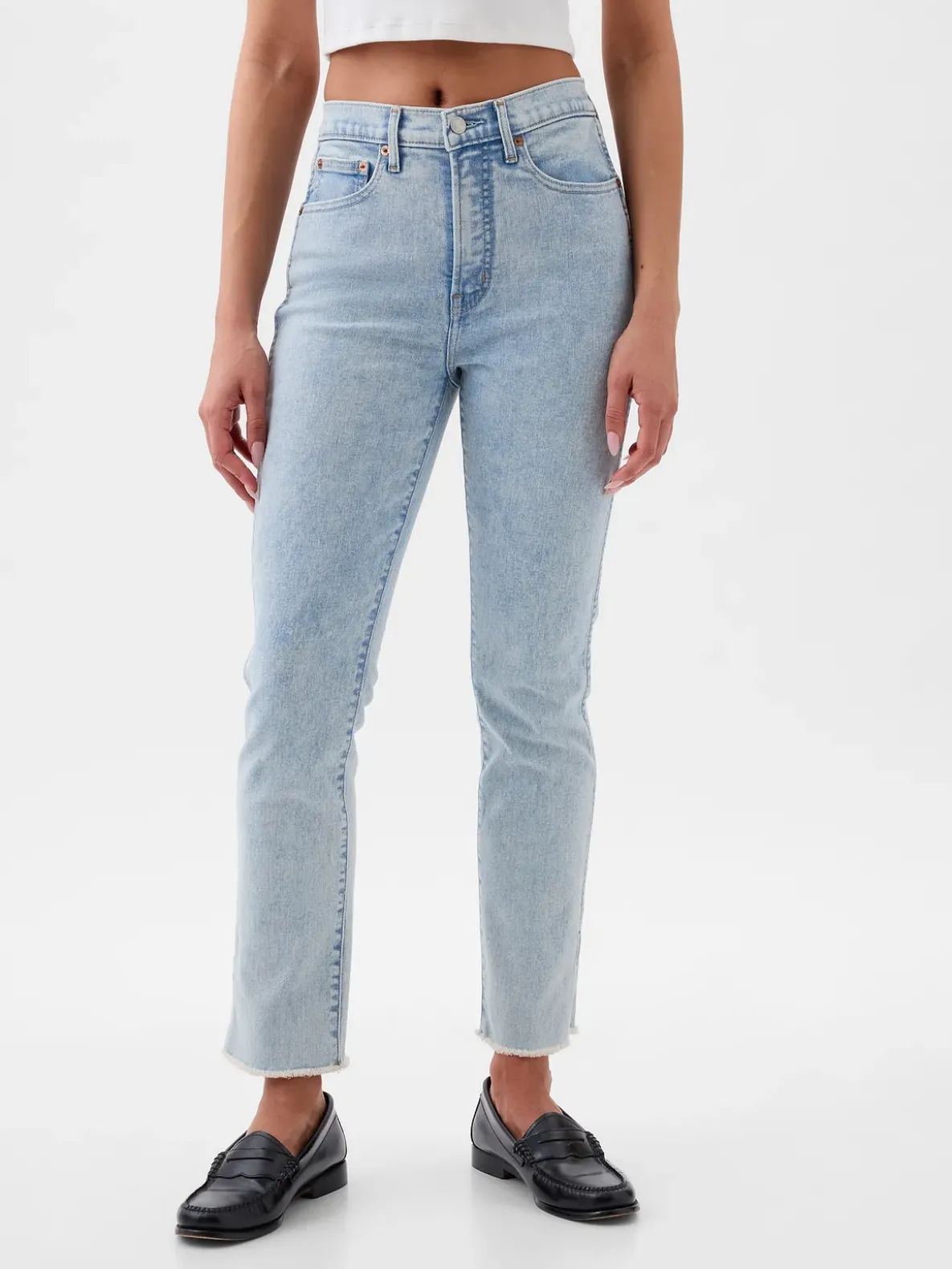 High Rise Vintage Slim Jeans