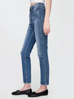 High Rise Vintage Slim Jeans