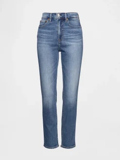 High Rise Vintage Slim Jeans
