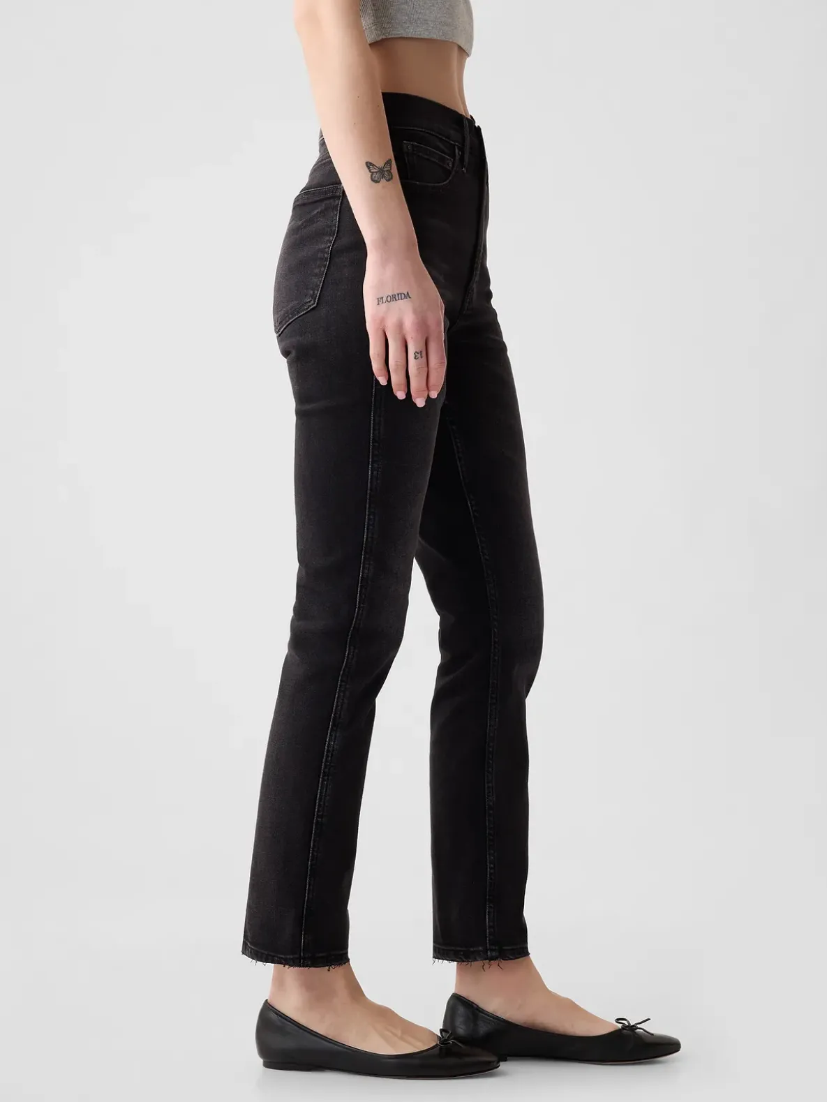 High Rise Vintage Slim Jeans