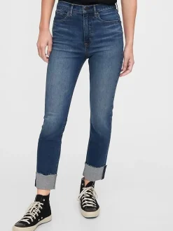 High Rise Vintage Slim Jeans