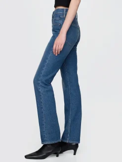 High Rise Western '90s Slim Straight Jeans