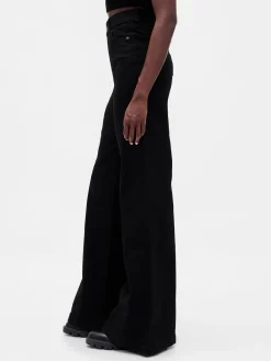 High Rise Wide Flare Jeans