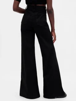 High Rise Wide Flare Jeans